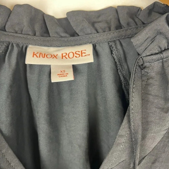 Women’s Knox Rose Loose Fit Black Blouse Sz XS Witchy, Fairy, Whimsygoth, Boho - Picture 4 of 9